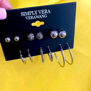 Simply Vera - New Set of 6 Post Earrings